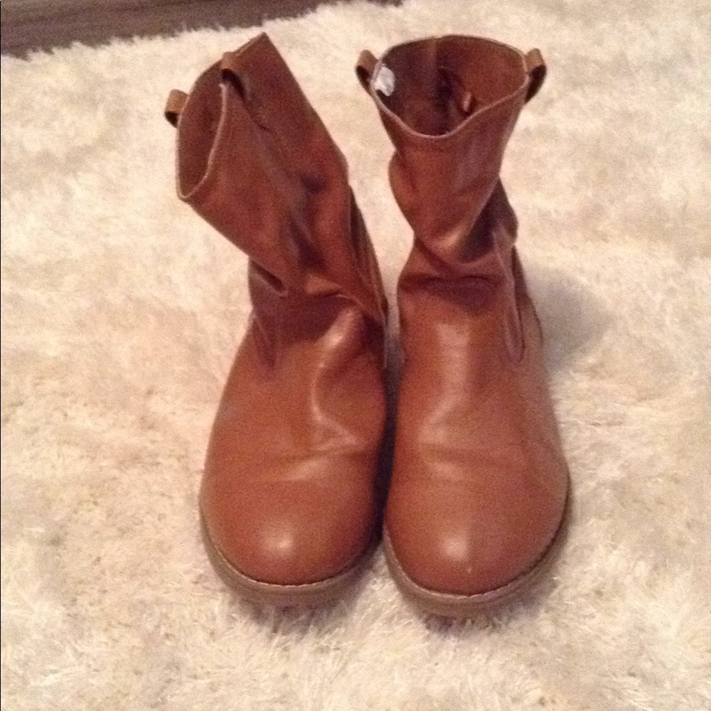 Brown ankle boots